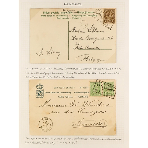 192 - TRAVELLING POST OFFICES COLLECTION 1860's-1980's an interesting collection of worldwide covers and c... 