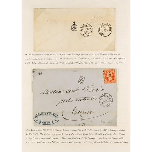 192 - TRAVELLING POST OFFICES COLLECTION 1860's-1980's an interesting collection of worldwide covers and c... 