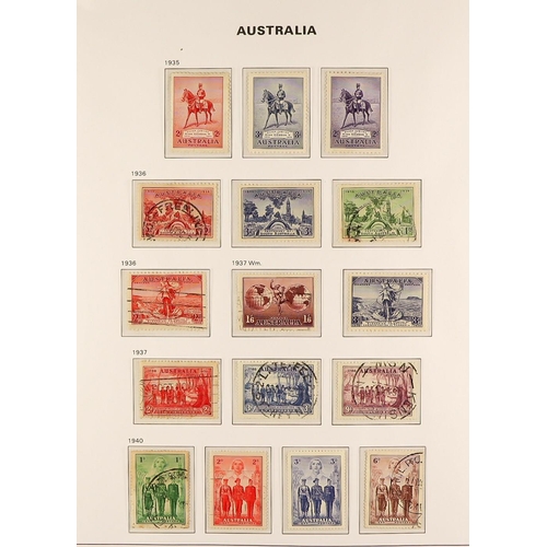 193 - WORLD CARTON OF COLLECTIONS with albums of Australia in two DAVO hingeless albums with slip cases to... 