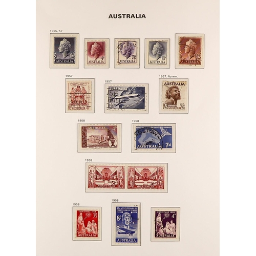 193 - WORLD CARTON OF COLLECTIONS with albums of Australia in two DAVO hingeless albums with slip cases to... 