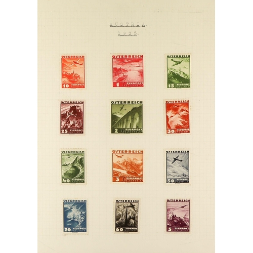 194 - 1925 - 1952 'AIRS' MINT WORLD COLLECTION in album and on pages. Wide range of countries with many be... 