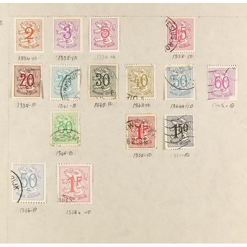 200 - WORLD COLLECTION Mostly 20th Century mint & used stamps on a thick pale of pages & in envelopes. As ... 