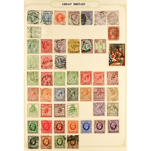 206 - WORLD WIDE COLLECTION in 3 'Simplex Medium' albums, chiefly used (although Canada with modern mint b... 