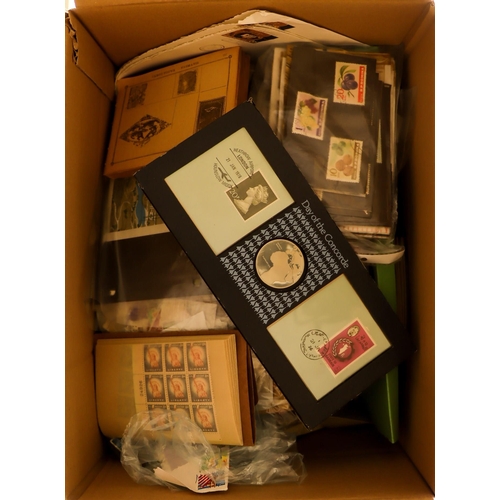 212 - CHARITY - WORLD COLLECTIONS. Comprising of 47 albums, a box of loose (packets, bags, boxes), and a b... 