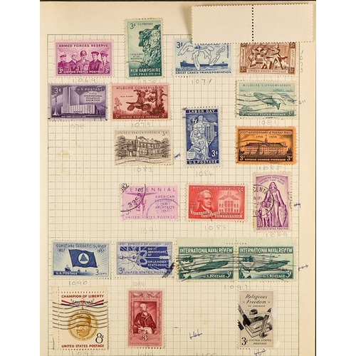 219 - [a] WORLD ALBUMS. Mint and used, all periods in 13 albums. Strength in Germany and USA, with dedicat... 