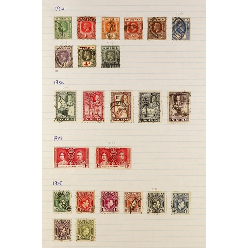 223 - COLLECTIONS AND COVERS in two boxes. Used GB stamps (QV - QEII) in home-made wallets, world collecti... 