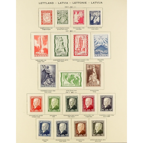 226 - ESTONIA, LATVIA AND LITHUANIA 1918-38 ranges on old printed pages, looks useful. (Qty)
Lot 226 
[c]