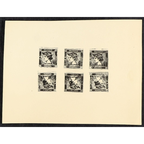 227 - [c] FORGERIES COLLECTION of chiefly 'foreign' stamps in a binder, note small sheets of Confederate s... 