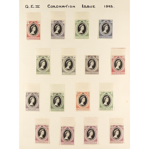 242 - WORLD COLLECTIONS IN 10 ALBUMS. Chiefly QEII Commonwealth but also earlier. Many 100s of stamps.
Lot... 