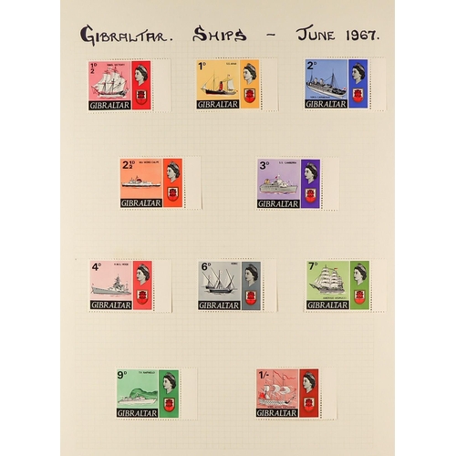 242 - WORLD COLLECTIONS IN 10 ALBUMS. Chiefly QEII Commonwealth but also earlier. Many 100s of stamps.
Lot... 