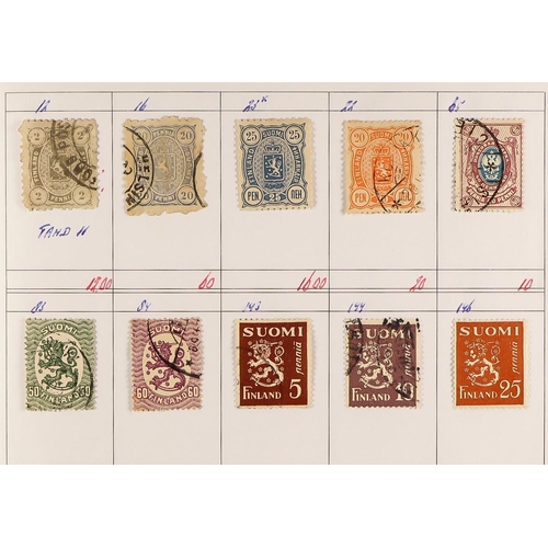 250 - SCANDINAVIA a bundle of circulated approval books, still with useful ranges with Iceland, Norway, Fi... 