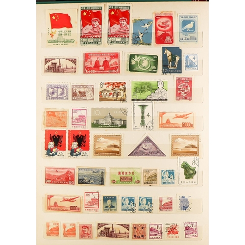 259 - WORLD COLLECTION IN FOUR STOCKBOOKS. Includes some penny reds, a few covers, and a small amount of f... 