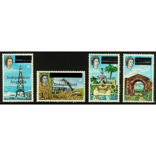 271 - ANGUILLA 1967 ½c to 3c overprinted 