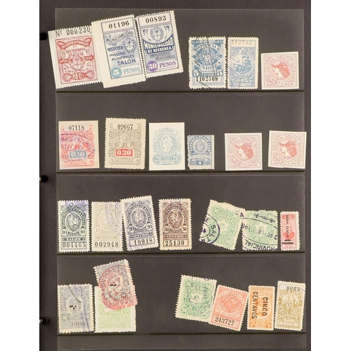 277 - ARGENTINA 1860's - 1980's COLLECTION / ACCUMULATION of mint & used stamps in a single binder incl. 1... 