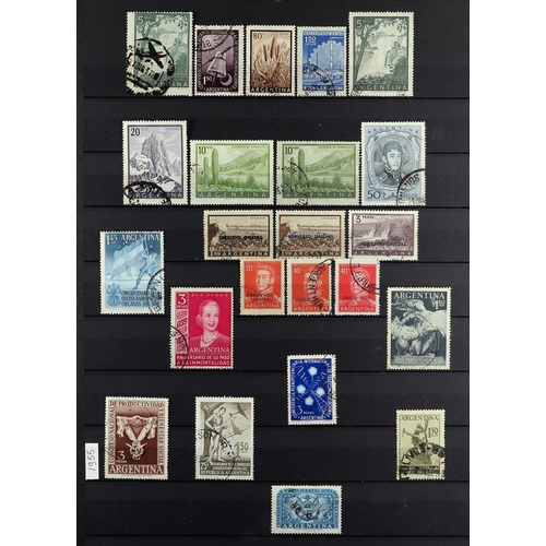 278 - ARGENTINA 1860's - 2000's MINT & USED COLLECTION in stock book, note 19th Century with imperfs, roul... 