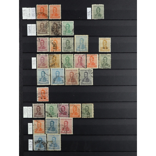 278 - ARGENTINA 1860's - 2000's MINT & USED COLLECTION in stock book, note 19th Century with imperfs, roul... 