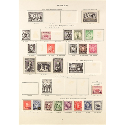 306 - AUSTRALIA 1913 - 2016 MISCELLANY ON VARIOUS ALBUM PAGES of mint / never hinged mint & used, kangaroo... 