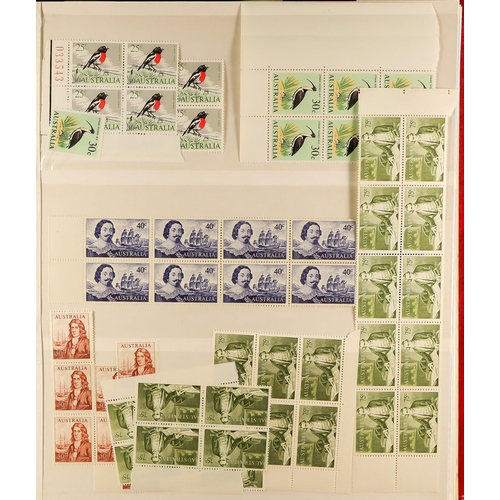 319 - AUSTRALIA INTERESTING ESTATE ACCUMULATION 20th Century mint (many never hinged) & used stamps on pag... 