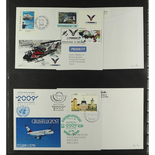 328 - AUSTRIA 2000's-2010's FIRST FLIGHTS & SPECIAL FLIGHTS ILLUSTRATED COVERS COLLECTION all illustrated ... 