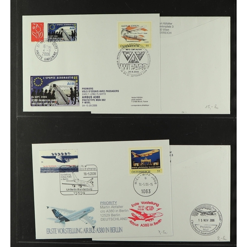 328 - AUSTRIA 2000's-2010's FIRST FLIGHTS & SPECIAL FLIGHTS ILLUSTRATED COVERS COLLECTION all illustrated ... 