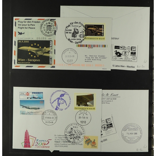 328 - AUSTRIA 2000's-2010's FIRST FLIGHTS & SPECIAL FLIGHTS ILLUSTRATED COVERS COLLECTION all illustrated ... 