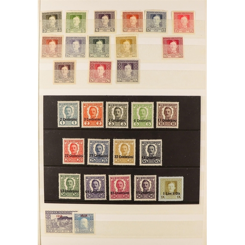 329 - AUSTRIA BALANCE OF SPECIALIZED COLLECTION in an album of 1870 - 1950's mint & used stamps, particula... 