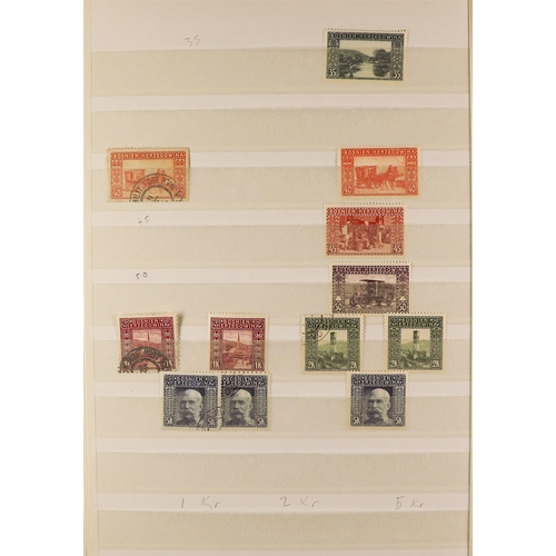 329 - AUSTRIA BALANCE OF SPECIALIZED COLLECTION in an album of 1870 - 1950's mint & used stamps, particula... 