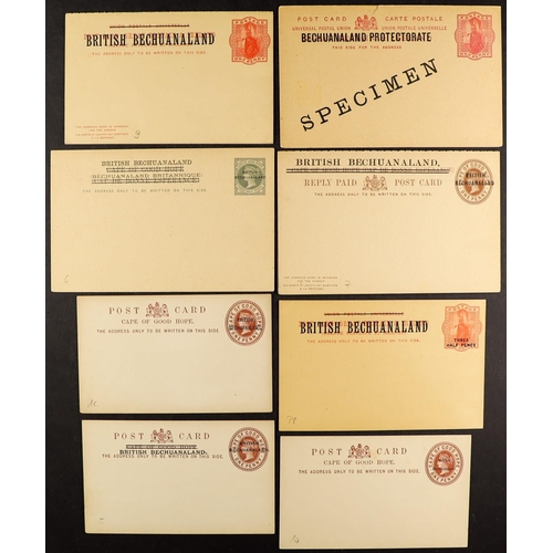 343 - BECHUANALAND POSTAL STATIONERY group of 18 unused postal cards including 3 with 