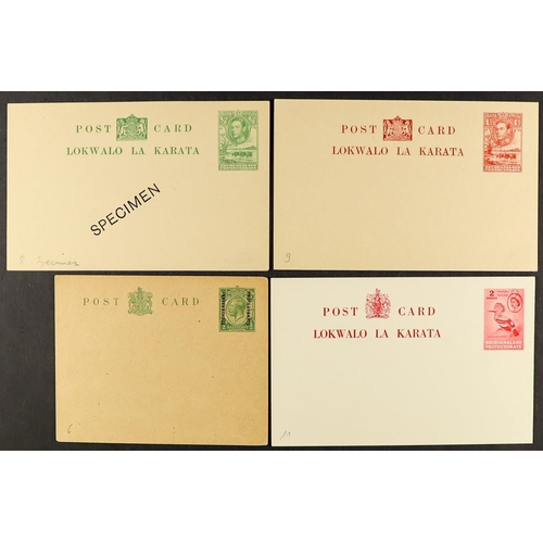 343 - BECHUANALAND POSTAL STATIONERY group of 18 unused postal cards including 3 with 