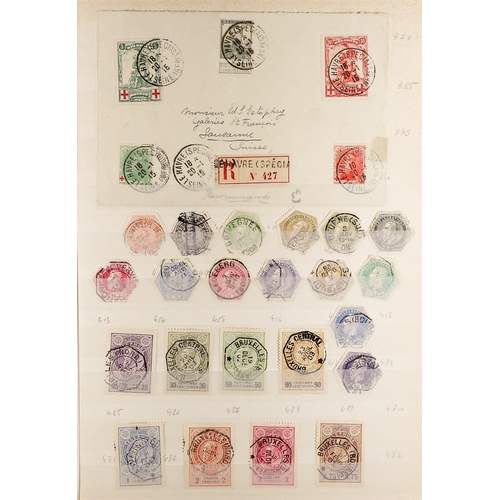 345 - BELGIUM 1849 - 2003 INTERESTING MISCELLANY of mint / never hinged mint & used on stock pages with cl... 