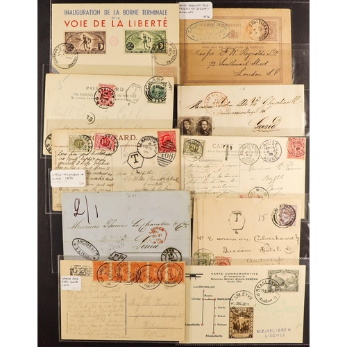 353 - BELGIUM COVERS, INCLUDING CONGO range of 31 selected items, 1857 to 1940's with some pre-stamp incl ... 