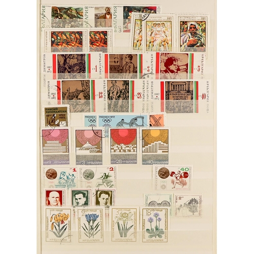 392 - BULGARIA 1879 - 2001 IN 2 LARGE STOCK BOOKS. Comprehensive chiefly used ranges incl 'back of the boo... 