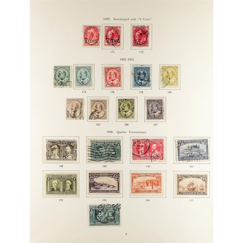 402 - CANADA 1859 - 1938 COLLECTION chiefly used on printed album pages, note Large Queens to 15c (3), Sma... 