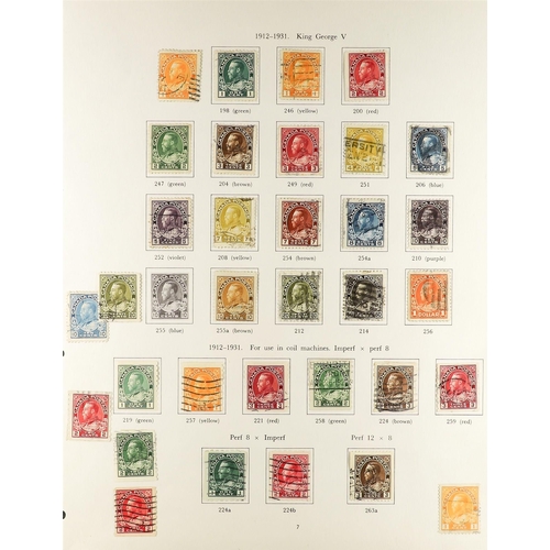 402 - CANADA 1859 - 1938 COLLECTION chiefly used on printed album pages, note Large Queens to 15c (3), Sma... 