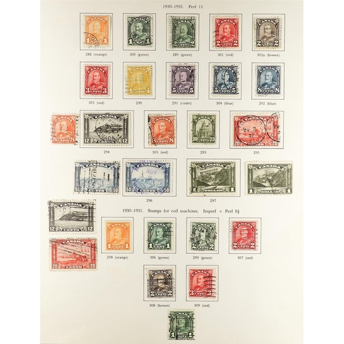 402 - CANADA 1859 - 1938 COLLECTION chiefly used on printed album pages, note Large Queens to 15c (3), Sma... 