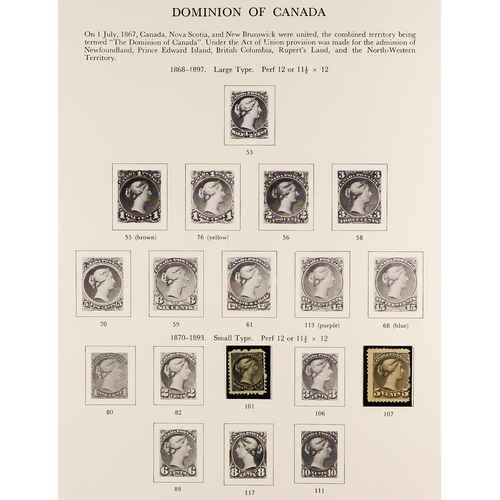 412 - CANADA 1897 - 2010 EXTENSIVE MINT / NEVER HINGED MINT COLLECTION in three well-filled SG Canada albu... 