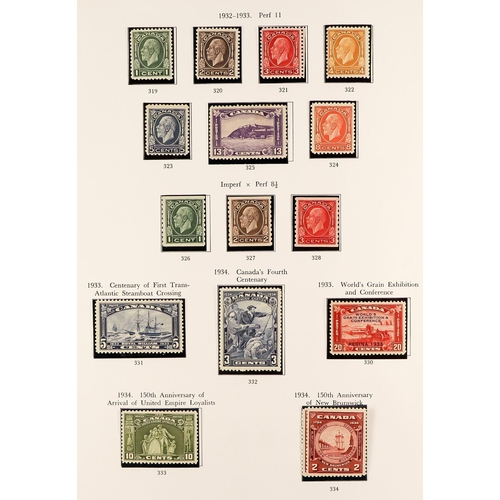 412 - CANADA 1897 - 2010 EXTENSIVE MINT / NEVER HINGED MINT COLLECTION in three well-filled SG Canada albu... 