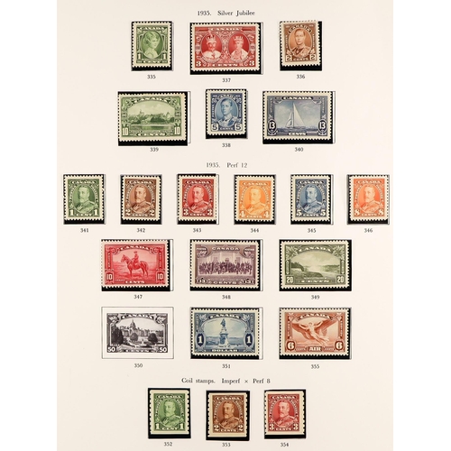 412 - CANADA 1897 - 2010 EXTENSIVE MINT / NEVER HINGED MINT COLLECTION in three well-filled SG Canada albu... 