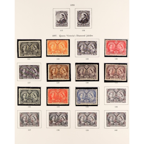 412 - CANADA 1897 - 2010 EXTENSIVE MINT / NEVER HINGED MINT COLLECTION in three well-filled SG Canada albu... 