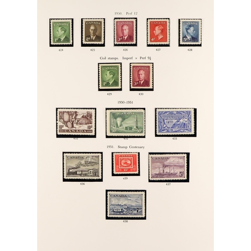 412 - CANADA 1897 - 2010 EXTENSIVE MINT / NEVER HINGED MINT COLLECTION in three well-filled SG Canada albu... 