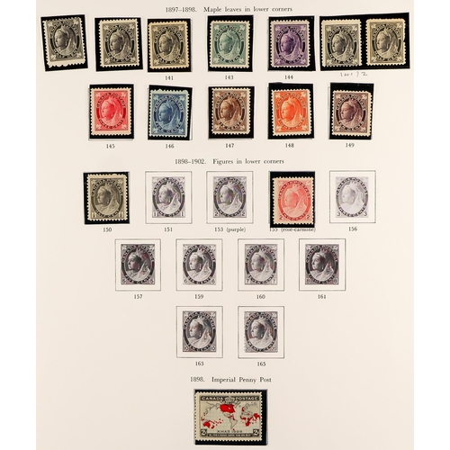 412 - CANADA 1897 - 2010 EXTENSIVE MINT / NEVER HINGED MINT COLLECTION in three well-filled SG Canada albu... 