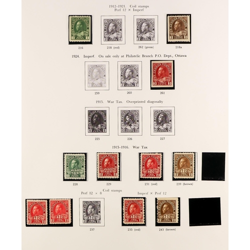 412 - CANADA 1897 - 2010 EXTENSIVE MINT / NEVER HINGED MINT COLLECTION in three well-filled SG Canada albu... 