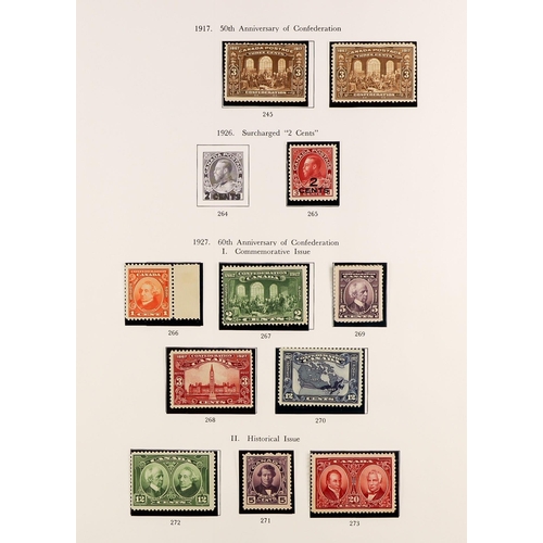 412 - CANADA 1897 - 2010 EXTENSIVE MINT / NEVER HINGED MINT COLLECTION in three well-filled SG Canada albu... 