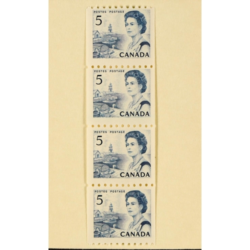 428 - CANADA CROWTHER ESTATE - 1967-73 CENTENNIAL DEFINITIVES, THE COIL STAMPS PREMIUM SPECIALIZED HOLDING... 