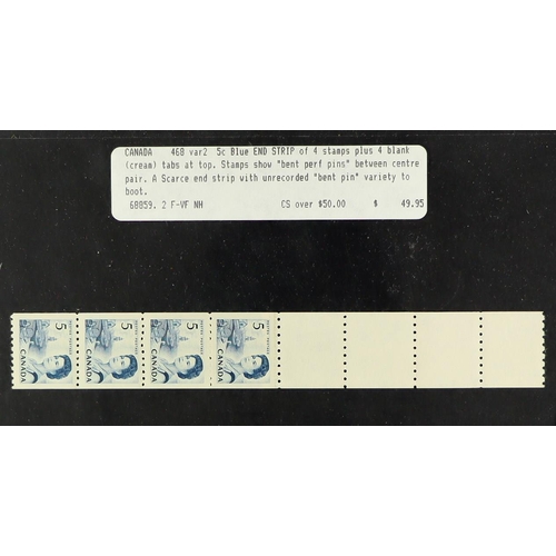 428 - CANADA CROWTHER ESTATE - 1967-73 CENTENNIAL DEFINITIVES, THE COIL STAMPS PREMIUM SPECIALIZED HOLDING... 