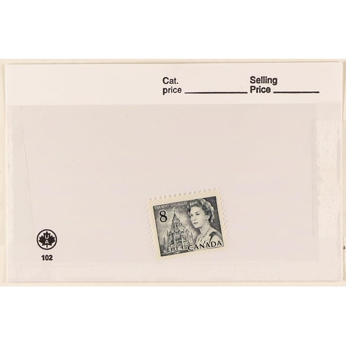 428 - CANADA CROWTHER ESTATE - 1967-73 CENTENNIAL DEFINITIVES, THE COIL STAMPS PREMIUM SPECIALIZED HOLDING... 