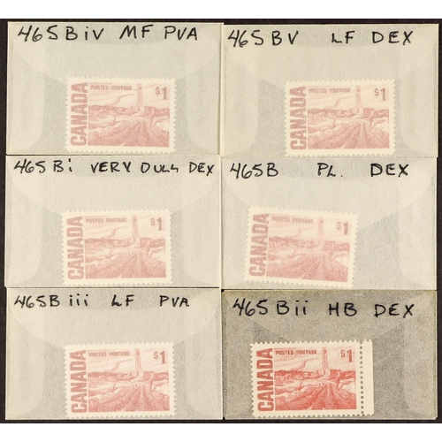 429 - CANADA CROWTHER ESTATE - 1967-73 CENTENNIAL DEFINITIVES, THE HIGH VALUES PREMIUM SPECIALIZED HOLDING... 