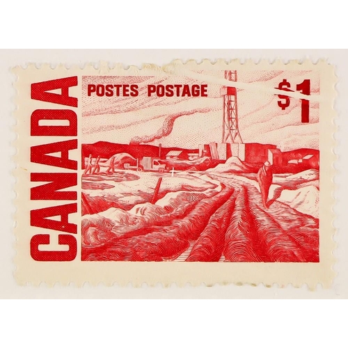 429 - CANADA CROWTHER ESTATE - 1967-73 CENTENNIAL DEFINITIVES, THE HIGH VALUES PREMIUM SPECIALIZED HOLDING... 