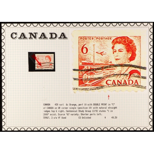 430 - CANADA CROWTHER ESTATE - 1967-73 CENTENNIAL DEFINITIVES, THE LOW VALUES PREMIUM SPECIALIZED HOLDING ... 