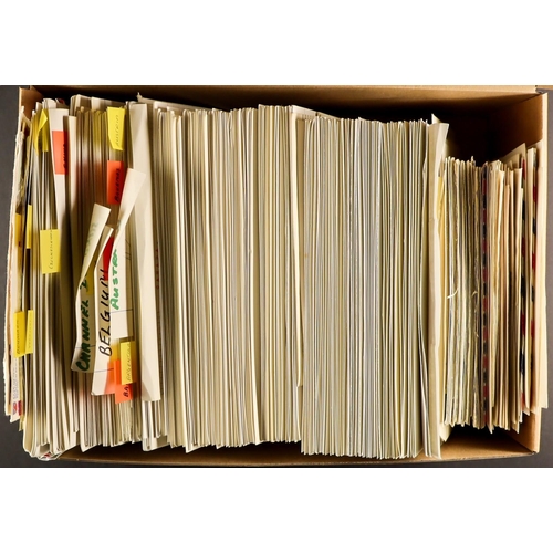 431 - CANADA CROWTHER ESTATE - COVERS & STAMPS in 10 file boxes with elements of specialisation. Company i... 